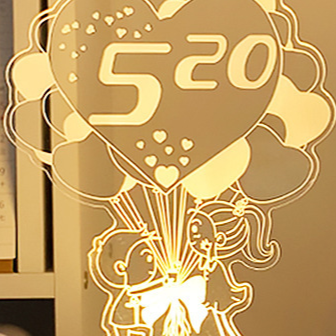 Creative 3D Night Light USB Touch Lamp