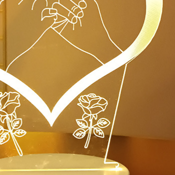 Creative 3D Night Light USB Touch Lamp