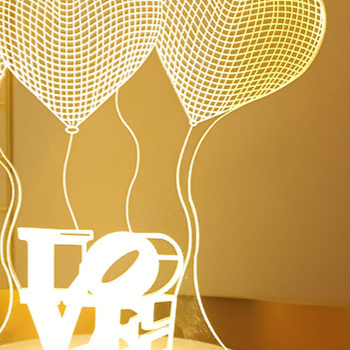 Creative 3D Night Light USB Touch Lamp