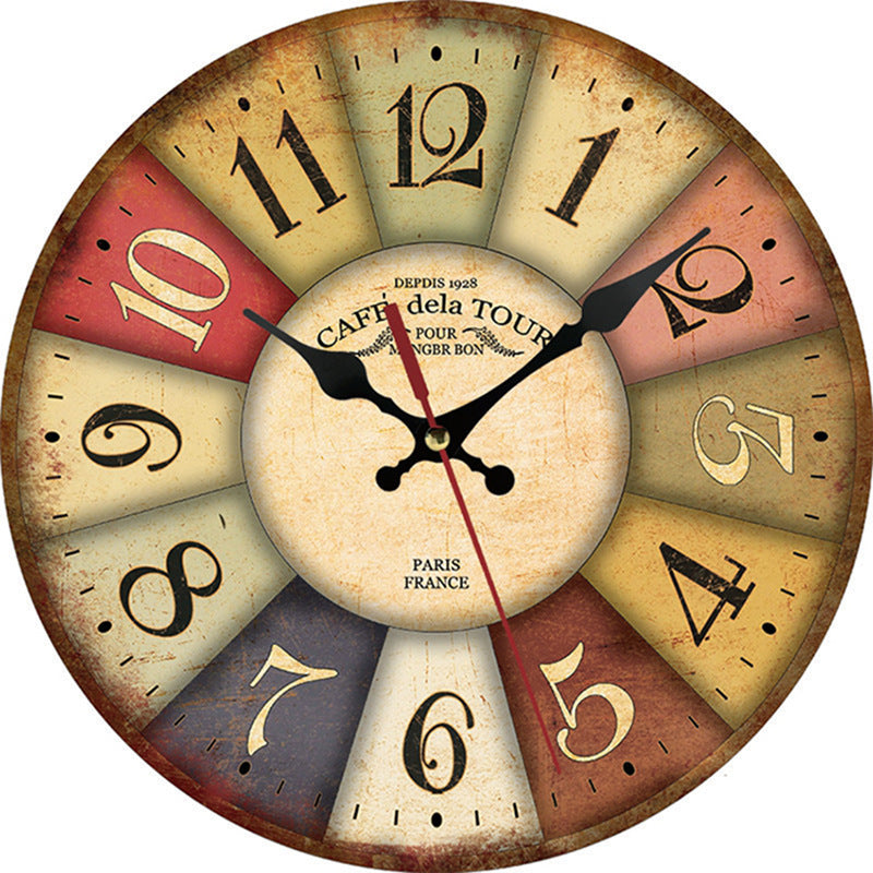 Creative Wooden Wall-Mounted Clocks