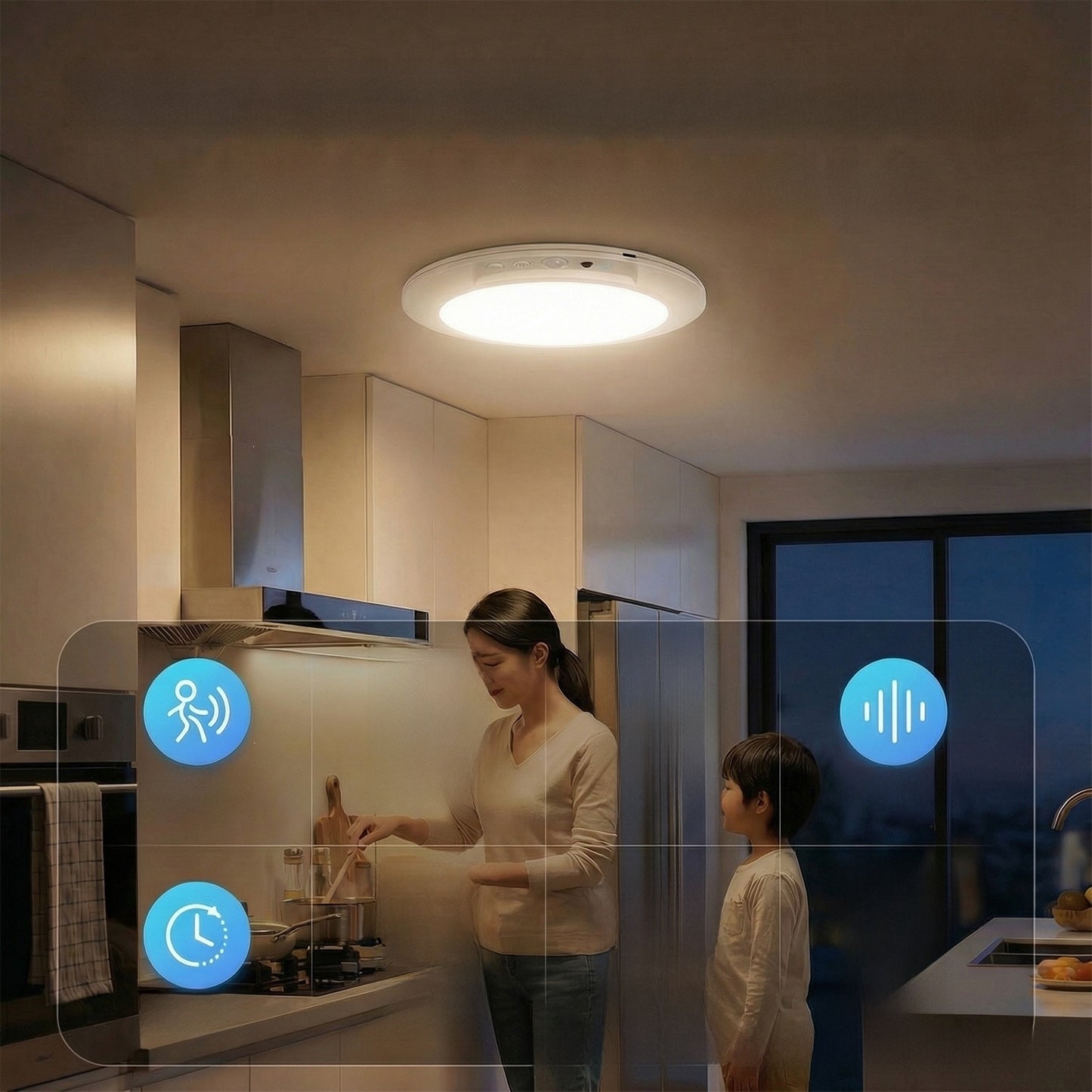 Wireless Magnetic Human Sensor LED Light