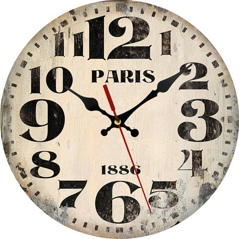 Creative Wooden Wall-Mounted Clocks