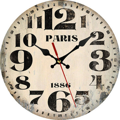 Creative Wooden Wall-Mounted Clocks