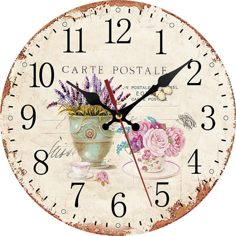 Creative Wooden Wall-Mounted Clocks