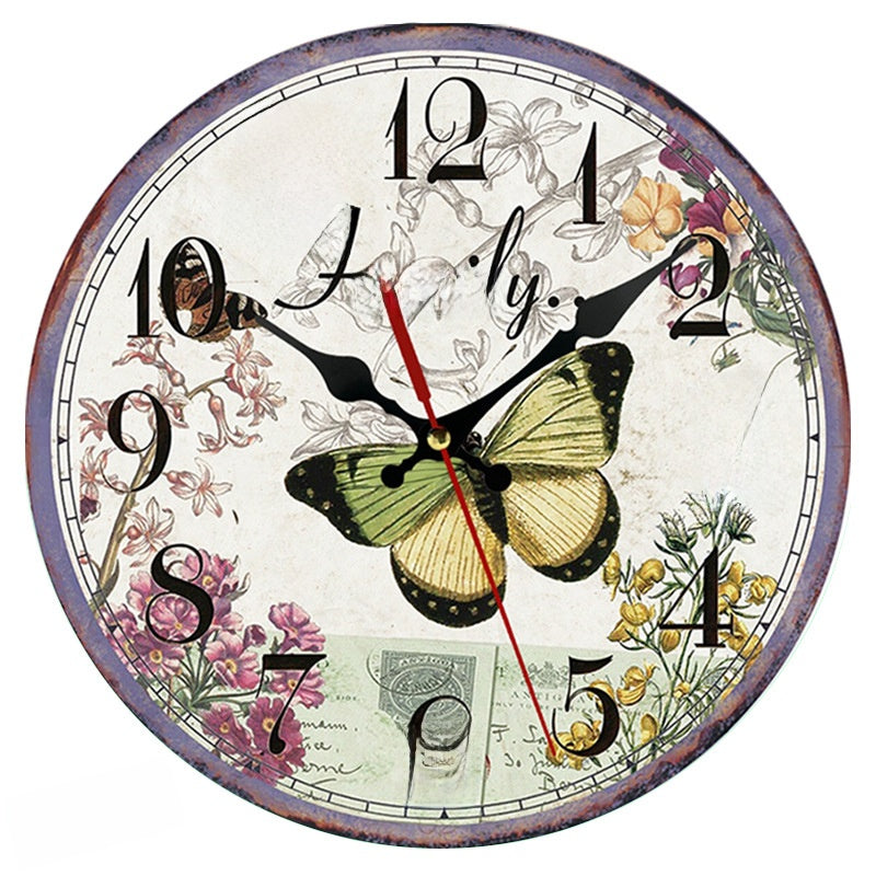 Creative Wooden Wall-Mounted Clocks