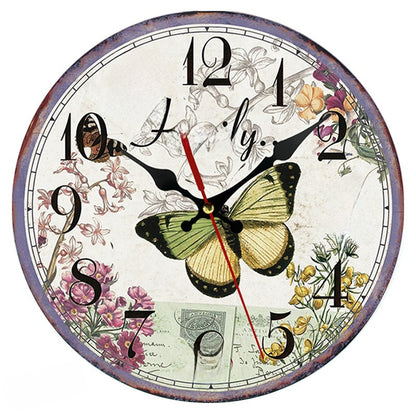 Creative Wooden Wall-Mounted Clocks