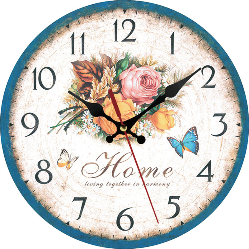 Creative Wooden Wall-Mounted Clocks
