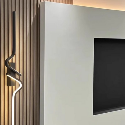 Minimalist Wavy LED Wall Lamp