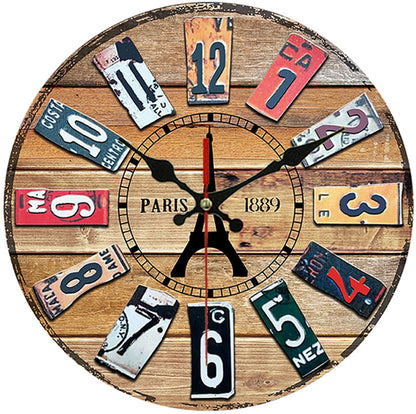 Creative Wooden Wall-Mounted Clocks