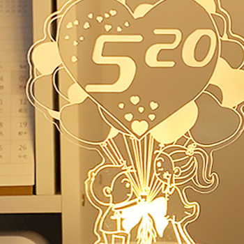 Creative 3D Night Light USB Touch Lamp