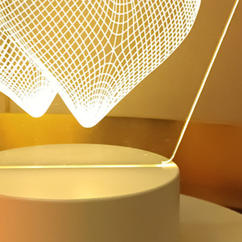 Creative 3D Night Light USB Touch Lamp