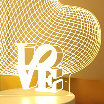 Creative 3D Night Light USB Touch Lamp